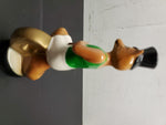 Vtg Jim Beam 1990 20th Annual Convention Kissimmee FL Fox Figurine Paperweight