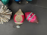Vtg Circa 1940's Shiny Brite Assortment of 17 Christmas Tree Ornaments Holidays