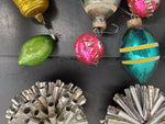 Vtg Circa 1940's Shiny Brite Assortment of 17 Christmas Tree Ornaments Holidays