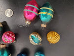 Vtg Circa 1940's Shiny Brite Assortment of 17 Christmas Tree Ornaments Holidays