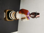 Vtg EMPTY Jim Beam 1977 Figaro decanter W/Music Box & Stand Regal China