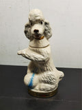 Vintage EMPTY 1970 Jim Beam Figural Decanter Penny The Poodle Bourbon Whiskey