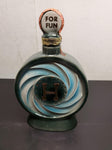Vtg EMPTY 1965 Jim Beam Harold's Club Reno Pinwheel Bottle/Decanter  Rare!