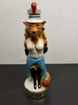 Vtg EMPTY 1974 Jim Beam Renee Fox  Decanter Regal China Collectible Nice