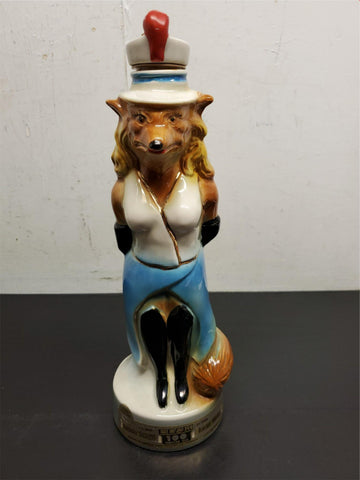 Vtg EMPTY 1974 Jim Beam Renee Fox  Decanter Regal China Collectible Nice