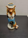 Vtg EMPTY 1974 Jim Beam Renee Fox  Decanter Regal China Collectible Nice