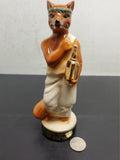 Vtg '85 Jim Beam 15th Annual Convention Vegas Fox in Toga Paperweight Collectibl