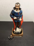 Vtg EMPTY 1979 Jim Beam Mephistopheles Decanter W/Base & Music Box Regal China