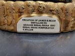 Vtg EMPTY 1979 Jim Beam Mephistopheles Decanter W/Base & Music Box Regal China