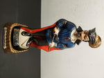 Vtg EMPTY 1979 Jim Beam Mephistopheles Decanter W/Base & Music Box Regal China