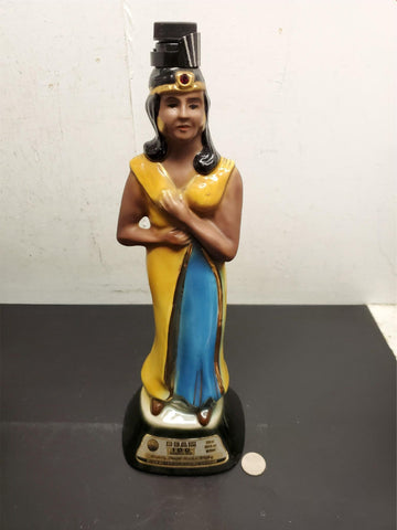 Vtg EMPTY 1978 Jim Beam Aida Liquor Bottle/Decanter Regal China Collectible