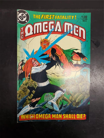Vtg 1982 DC Comic Book The First Fatality! The Omega Men No. 4 Very Good Cond.