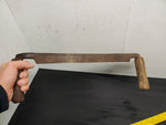 Antique Tools Draw Knife Wooden Grips Vintage Woodworking Carpentry Knife Neat