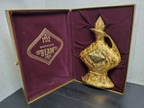 Vtg  EMPTY 1964 Jim Beam Gold Genie's Lamp Decanter 162 Months Old Label
