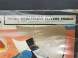 Vtg 1956 Frame Tray Inlay Woody Woodpecker Picture Puzzle By Walter LantzCollect