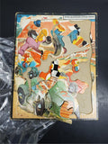 Vtg 1956 Frame Tray Inlay Woody Woodpecker Picture Puzzle By Walter LantzCollect
