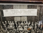 Antique Panoramic Photo 24th Annual District Assembly Missionary Convention Pitt
