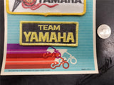 Vintage Team Yamaha Motorcycle America Cycle Emblems/Patches Washable Sew On