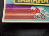 Vintage Team Yamaha Motorcycle America Cycle Emblems/Patches Washable Sew On