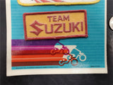 Vintage Team Suzuki Motorcycle America Cycle Emblems/Patches Washable Sew On