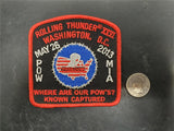 Rolling Thunder XXVI Washington, D.C. May 26, 2013 POW MIA Freedom Patch America