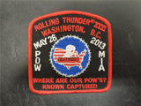 Rolling Thunder XXVI Washington, D.C. May 26, 2013 POW MIA Freedom Patch America