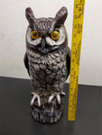 Vtg 1990 Dalen Products Great Horned Owl Scarecrow Bird Prevention Garden Yard