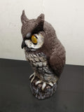 Vtg 1990 Dalen Products Great Horned Owl Scarecrow Bird Prevention Garden Yard