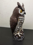 Vtg 1990 Dalen Products Great Horned Owl Scarecrow Bird Prevention Garden Yard