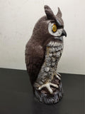 Vtg 1990 Dalen Products Great Horned Owl Scarecrow Bird Prevention Garden Yard