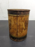 Vtg Fiberol Fibre Grease Washing Machine Wringers Grease Oil Can 1 LB Rare Metal