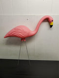 22X20 Plastic Pink Yard Lawn Flamingo Bird Garden Ornament Decoration Blow Mold