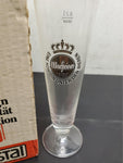 12 Warsteiner Premium Verum 12 oz Pilsner Beer Glasses Germany 9" Rastal W/Box