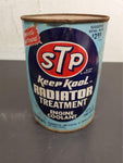 Vtg Blue STP Keep Kool Radiator Treatment Engine Coolant $2.95 Retail Price Can