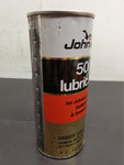 Vtg Johnson 50/1 Lubricant for Johnson 2 Cycle Outboards & Snowmobiles Can 1Pint