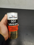 Vtg Johnson 50/1 Lubricant for Johnson 2 Cycle Outboards & Snowmobiles Can 1Pint