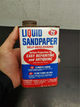 Vtg LS Miracle Liquid Sandpaper Red White Blue Self-Deglossing Unique Can 16 Oz.