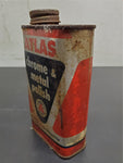 Vtg Atlas Chrome & Metal Polish Restores Brilliance 8 Oz. Can Collectibl mancave