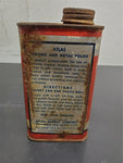 Vtg Atlas Chrome & Metal Polish Restores Brilliance 8 Oz. Can Collectibl mancave