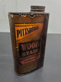 Vtg Oil Can PPG Ind Pittsburgh Plate Glass Co Wood Stain Mancave Garage 20's