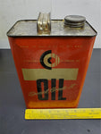 Vtg Antique Consumers Oil Company Inc Special Grade "A" Oil Can Unopened Mancave