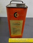 Vtg Antique Consumers Oil Company Inc Special Grade "A" Oil Can Unopened Mancave