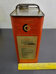 Vtg Antique Consumers Oil Company Inc Special Grade "A" Oil Can Unopened Mancave