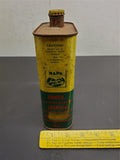 Vtg Antique Puritan Shock, Jack and Knee-Action Oil Unopened Can 32 Oz. Mancave