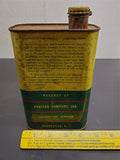 Vtg Antique Puritan Shock, Jack and Knee-Action Oil Unopened Can 32 Oz. Mancave