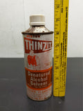Vtg Mister Thinzit Denatured Alcohol Solvent 16 Oz Can Collectible Mancave Garag