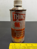 Vtg Mister Thinzit Denatured Alcohol Solvent 16 Oz Can Collectible Mancave Garag