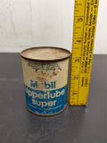 Vtg Mobil Upperlube Super 8 Oz. Automotive Top Cylinder Lube Can Mancave Garage