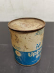 Vtg Mobil Upperlube Super 8 Oz. Automotive Top Cylinder Lube Can Mancave Garage