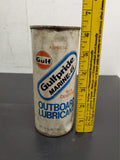 Vtg 16 Oz. Ashless Gulf Gulfpride Marine-G B.I.A. Certified Outboard Lubricant